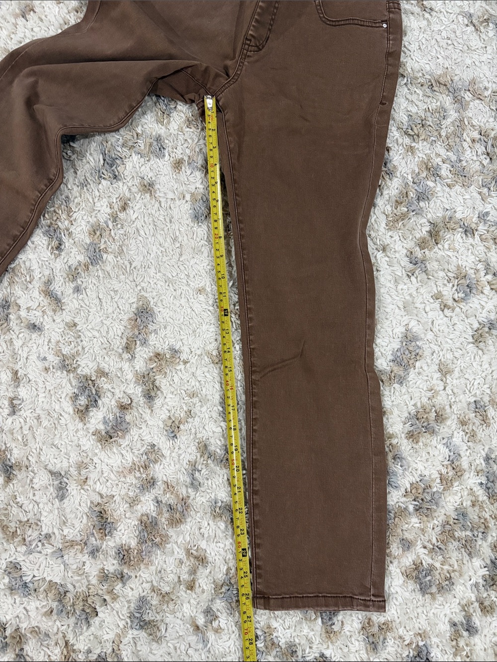Jag Jeans High Rise Slim Ankle Pants - Tan - Picture 6 of 8